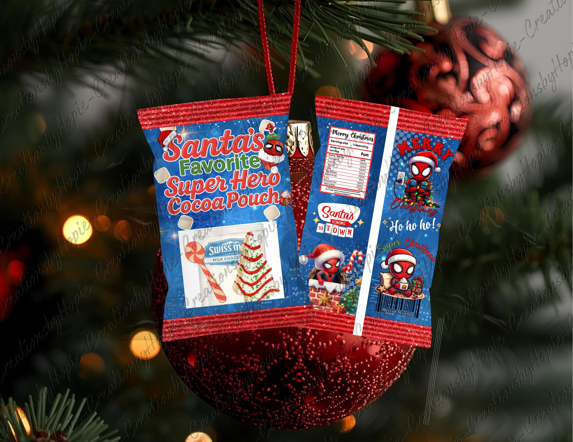 X-Mas Cocoa Pouch's