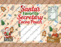 Santa's Secretary Cocoa Pouch