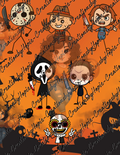 Stick Horror Clip Art Bundle