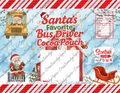 Santa's Bus Driver Cocoa Pouch