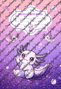 Axolotl Notebook Cover