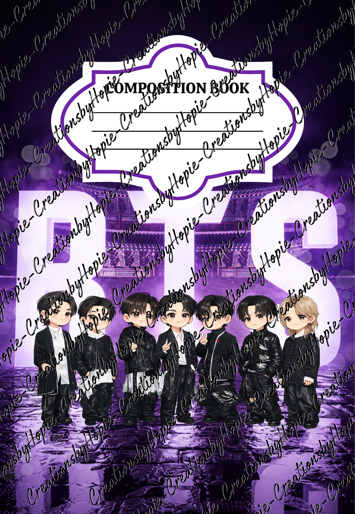 BTS #5 Notebook Cover