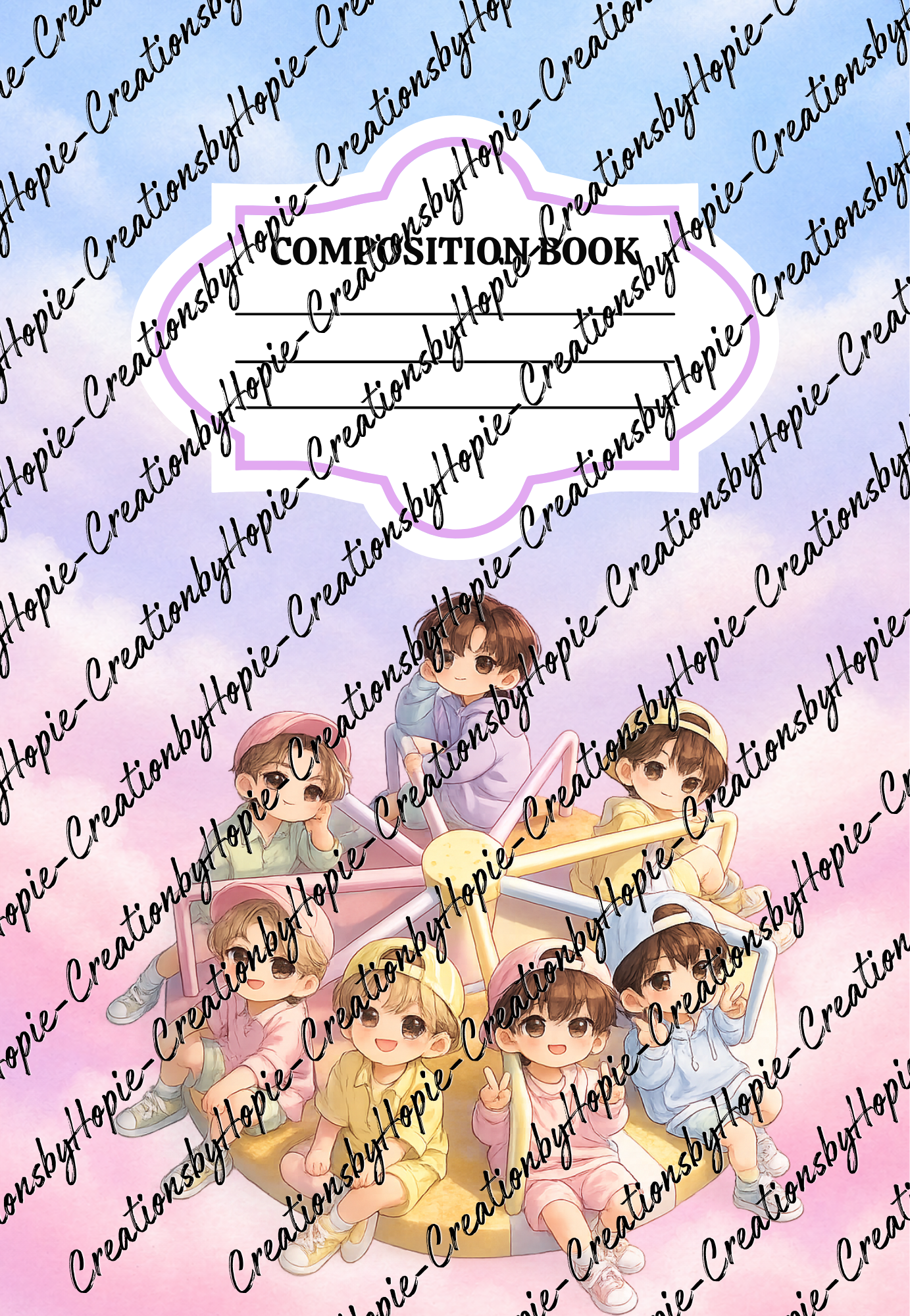 BTS #6 Notebook Cover