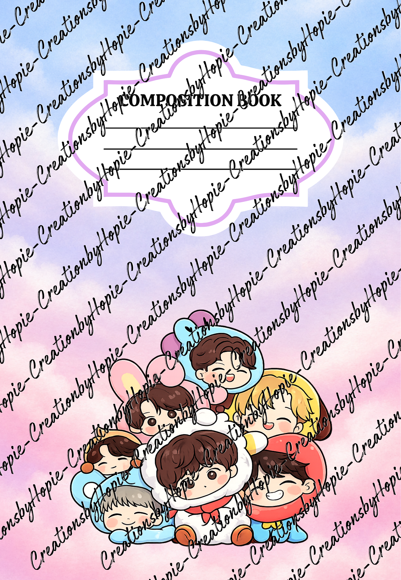 BTS #8 Notebook Cover