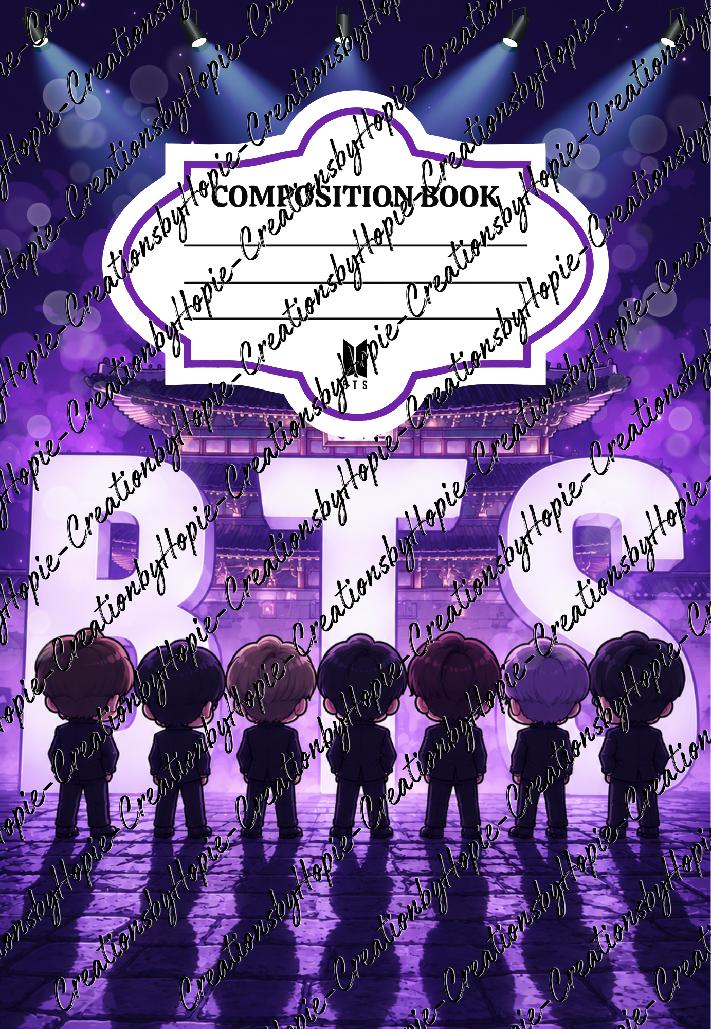 BTS #9 Notebook Cover