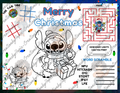 Blue Alien Activity Sheet