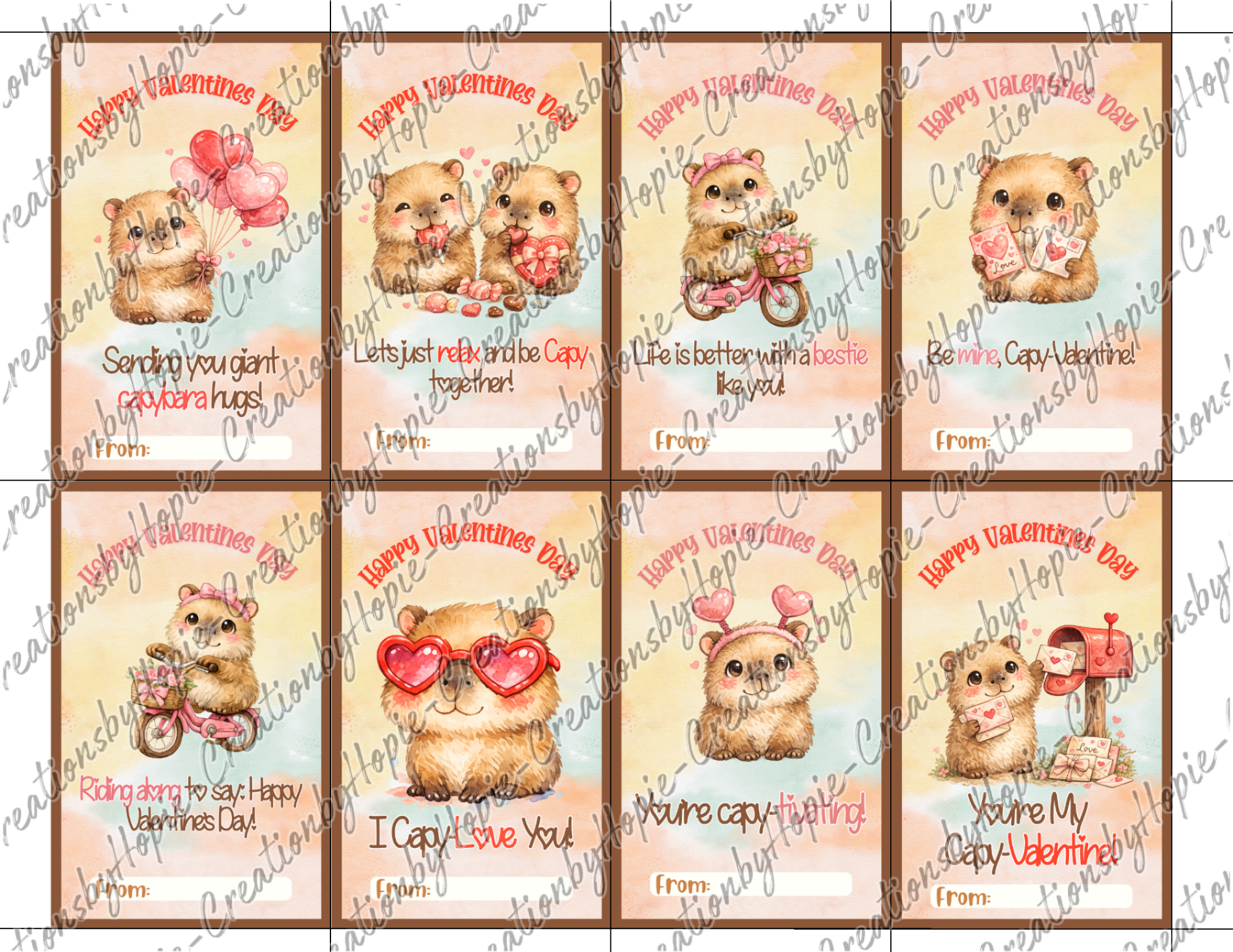 Cappy Valentines Day Card