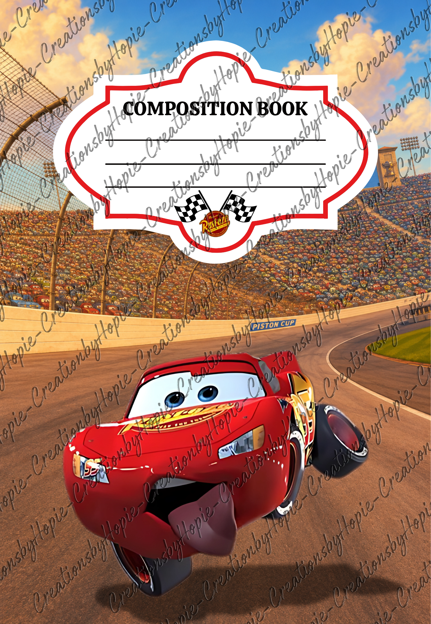 Cars #4 Notebook Cover