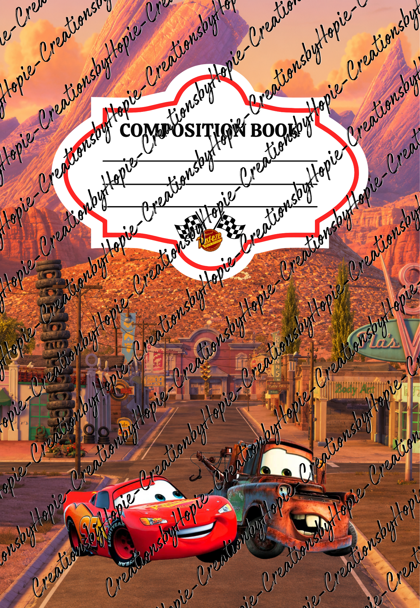 Cars #1 Notebook Cover
