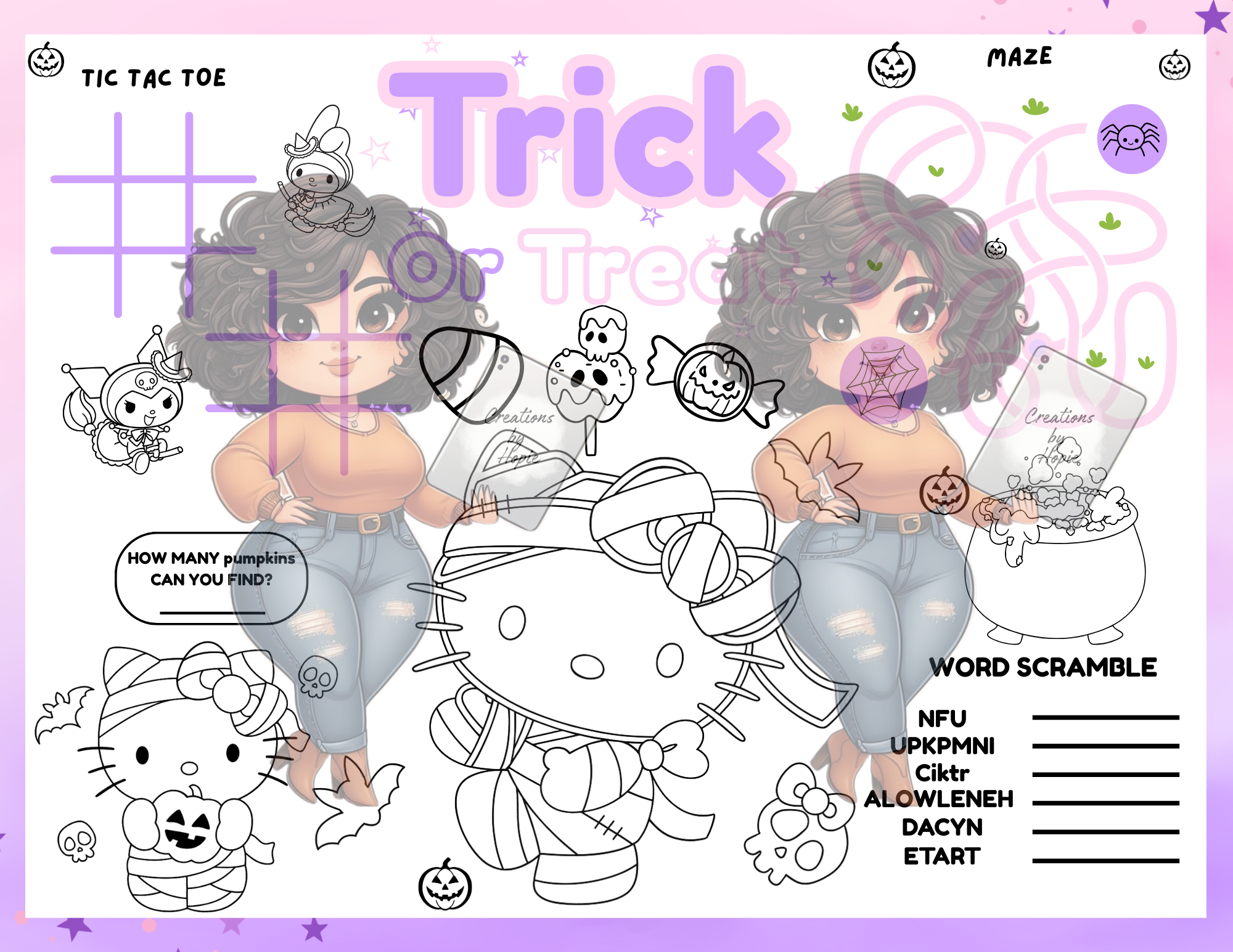 Cat #2 Activity Board