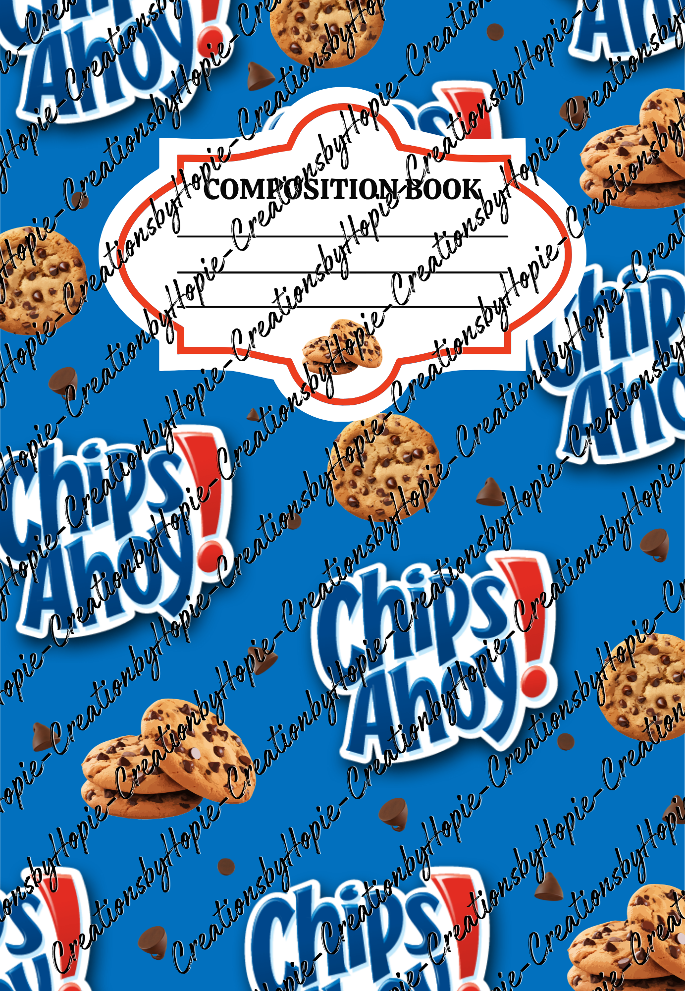 Chips Ahoy Notebook Cover