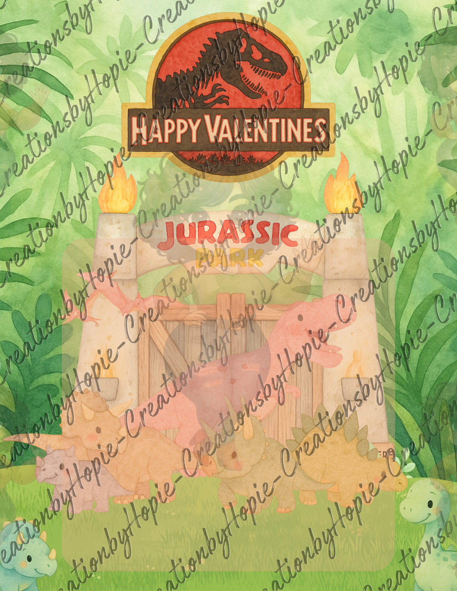 Dino Jumbo Card