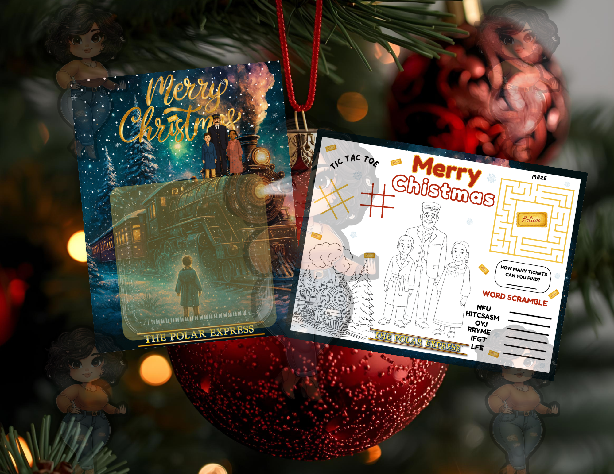 Express #1 Activity Board (Xmas)