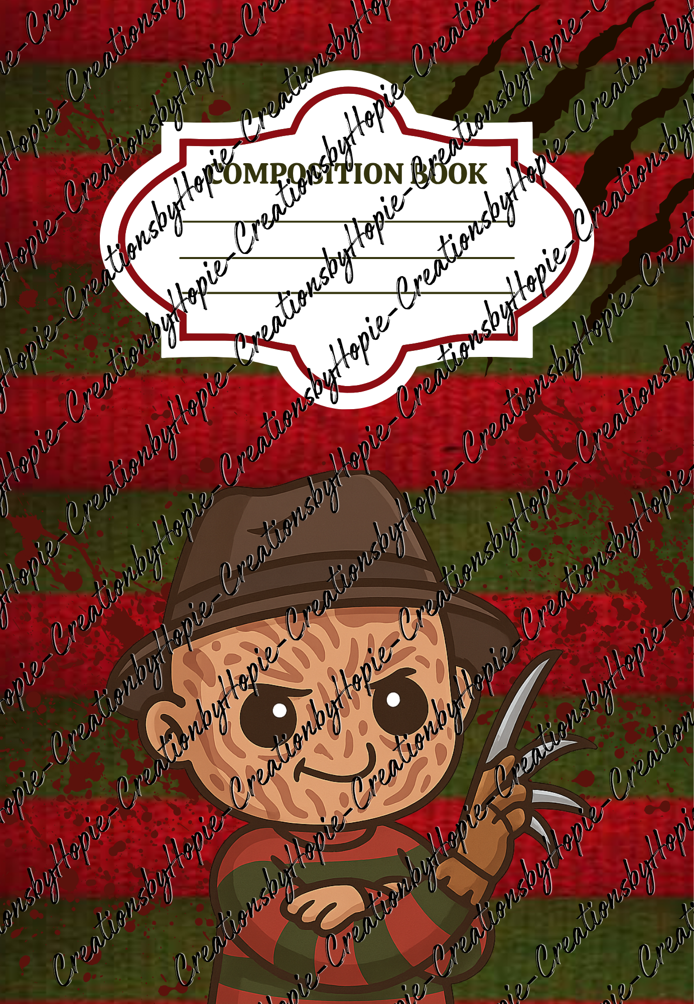 Freddy Notebook Cover