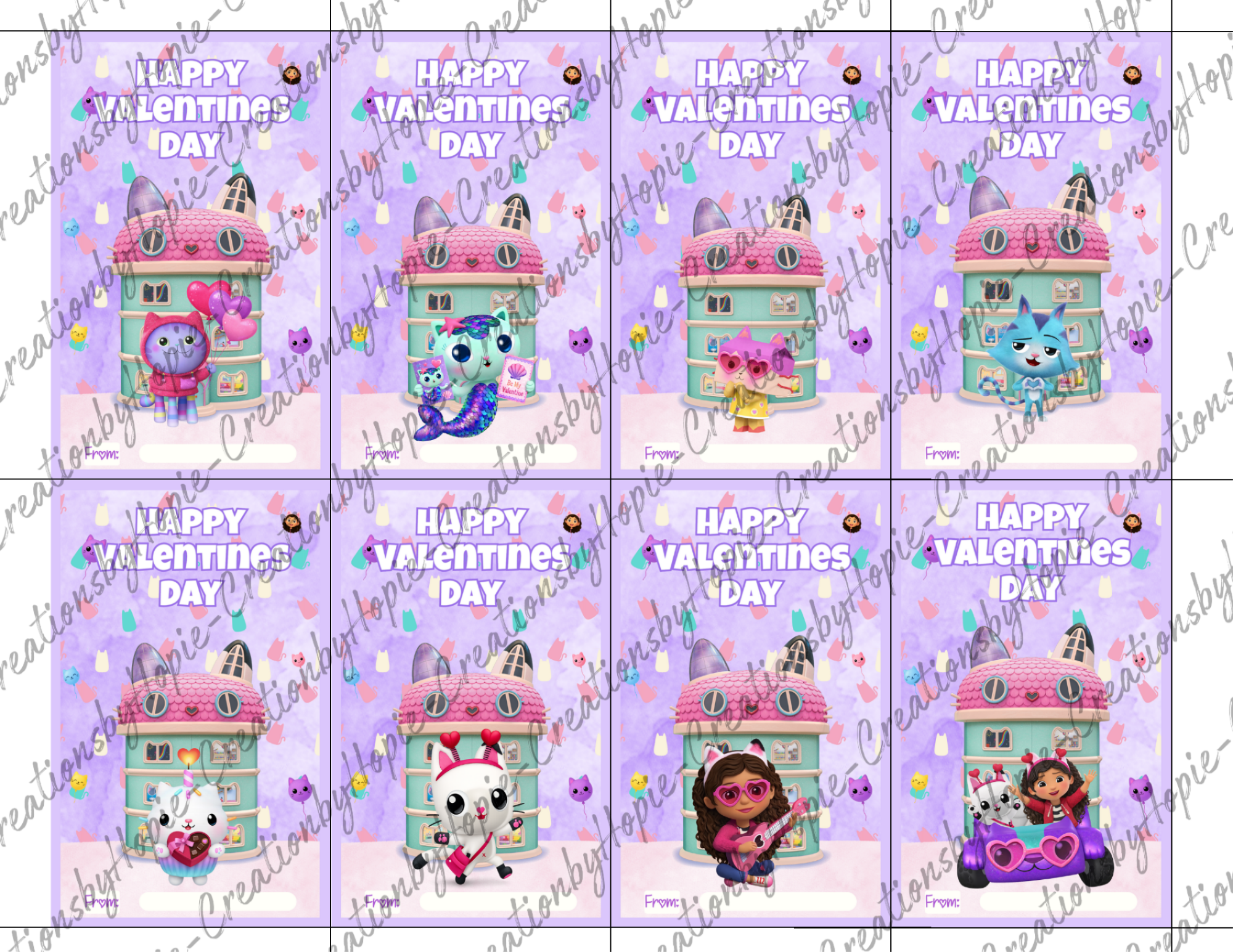 Gabby Valentines Day Cards