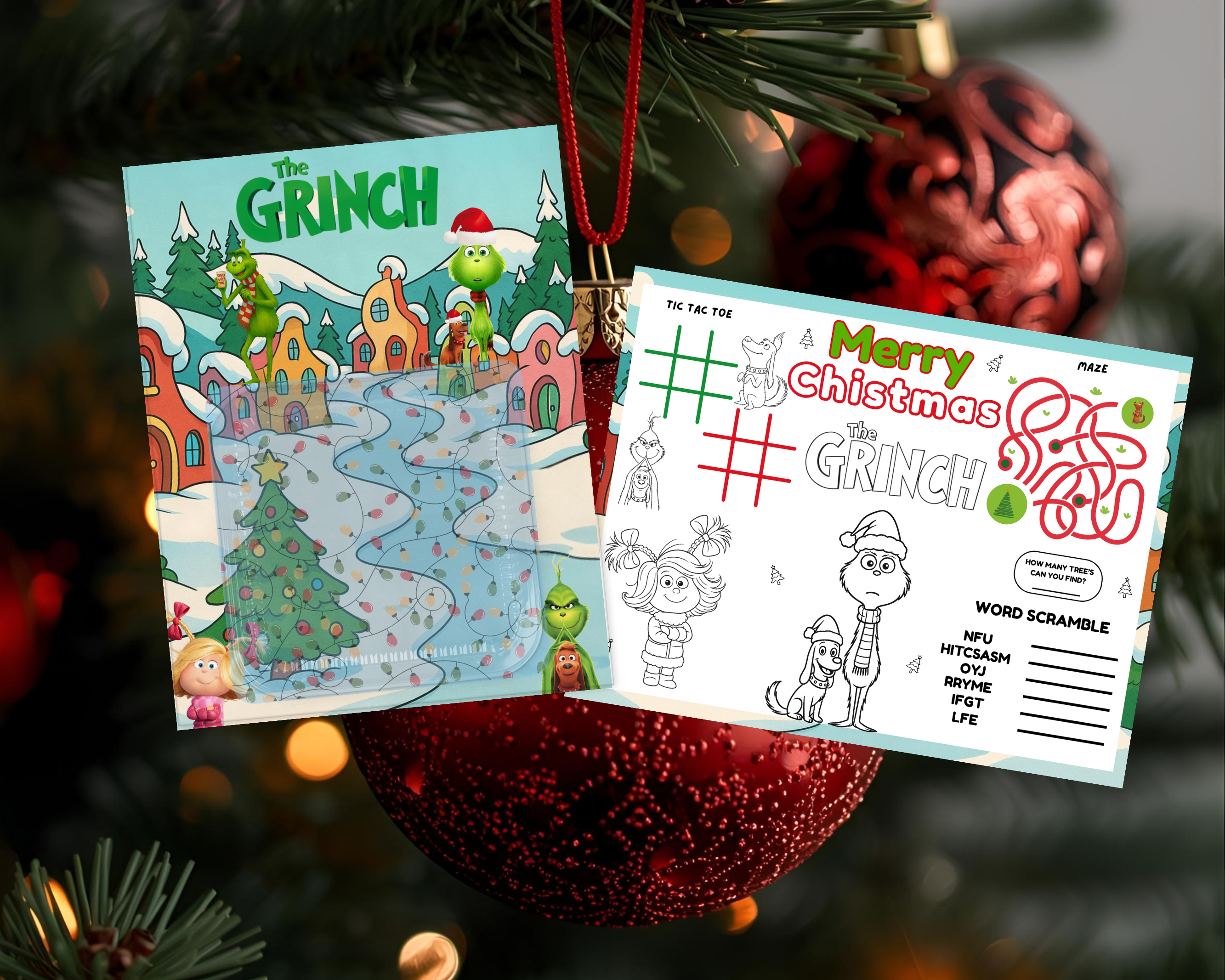 Grumpy #2 Activity Board (Xmas)