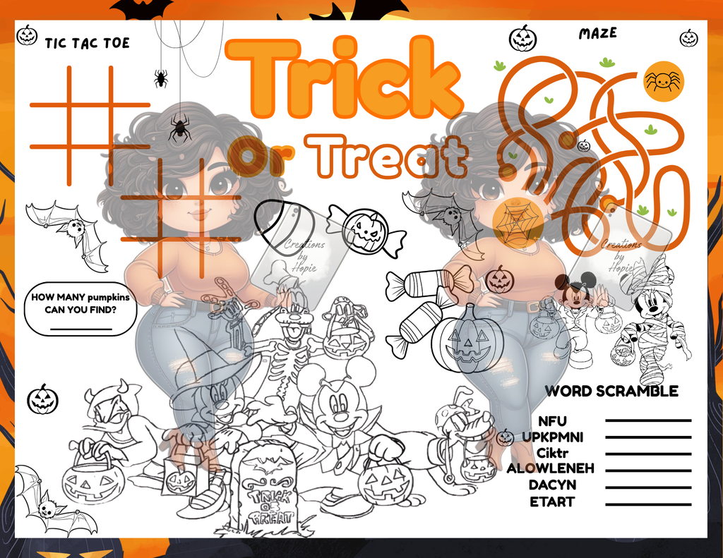 Halloween #2 Activity Board