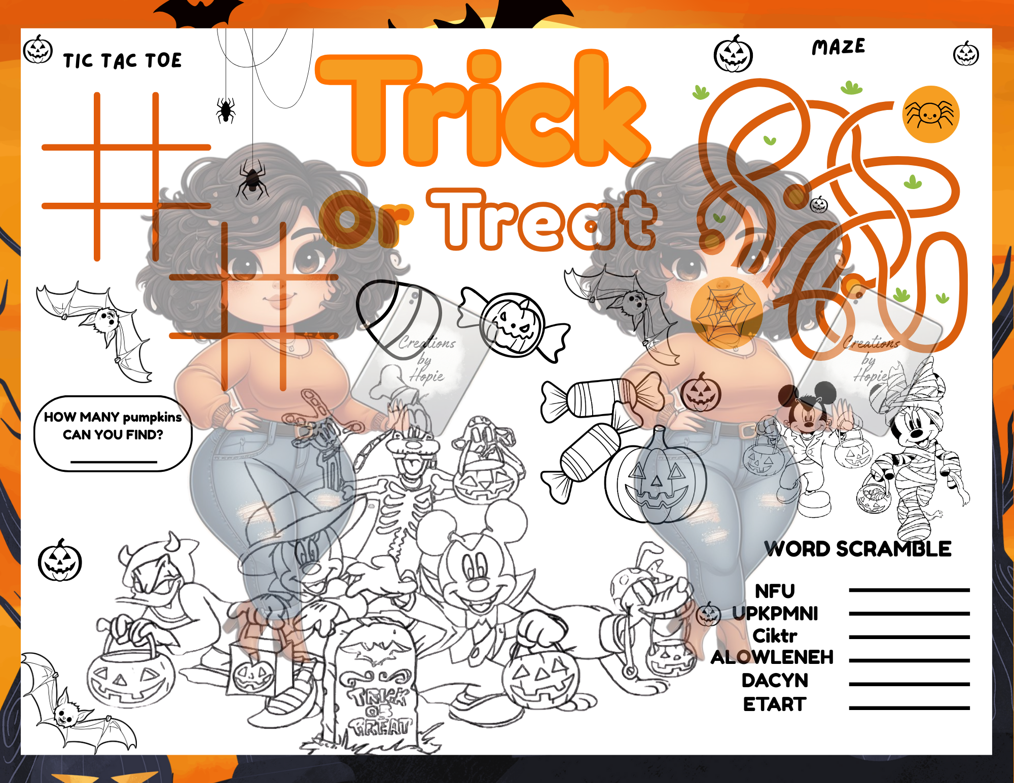 Halloween #2 Activity Board