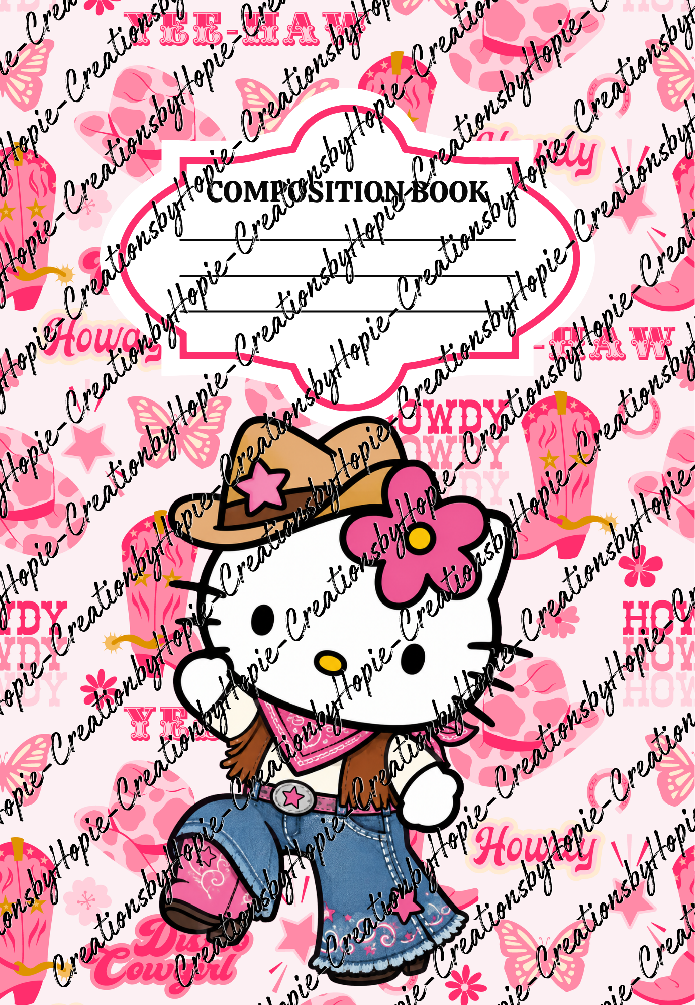 Kitty #3 Notebook Cover