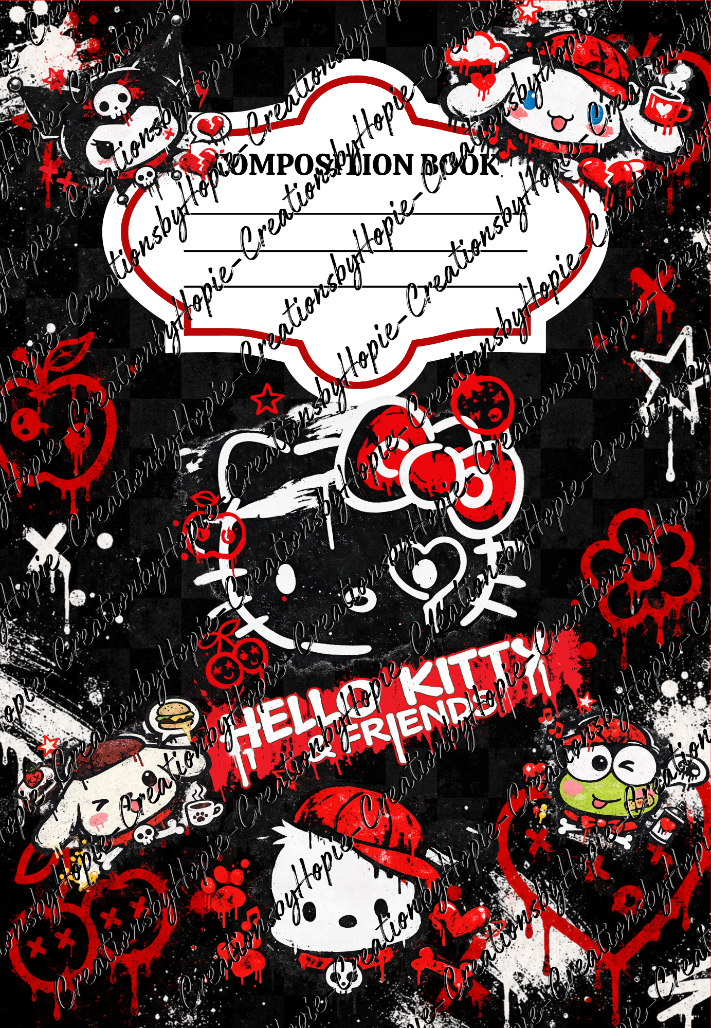 Kitty #5 Notebook Cover