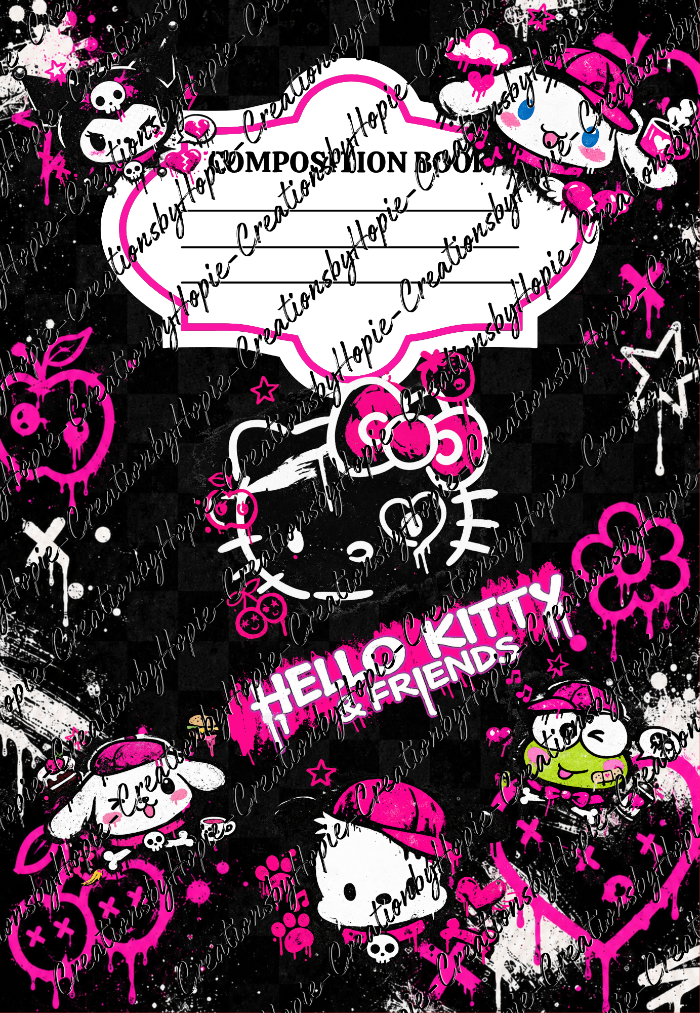 Kitty #6 Notebook Cover