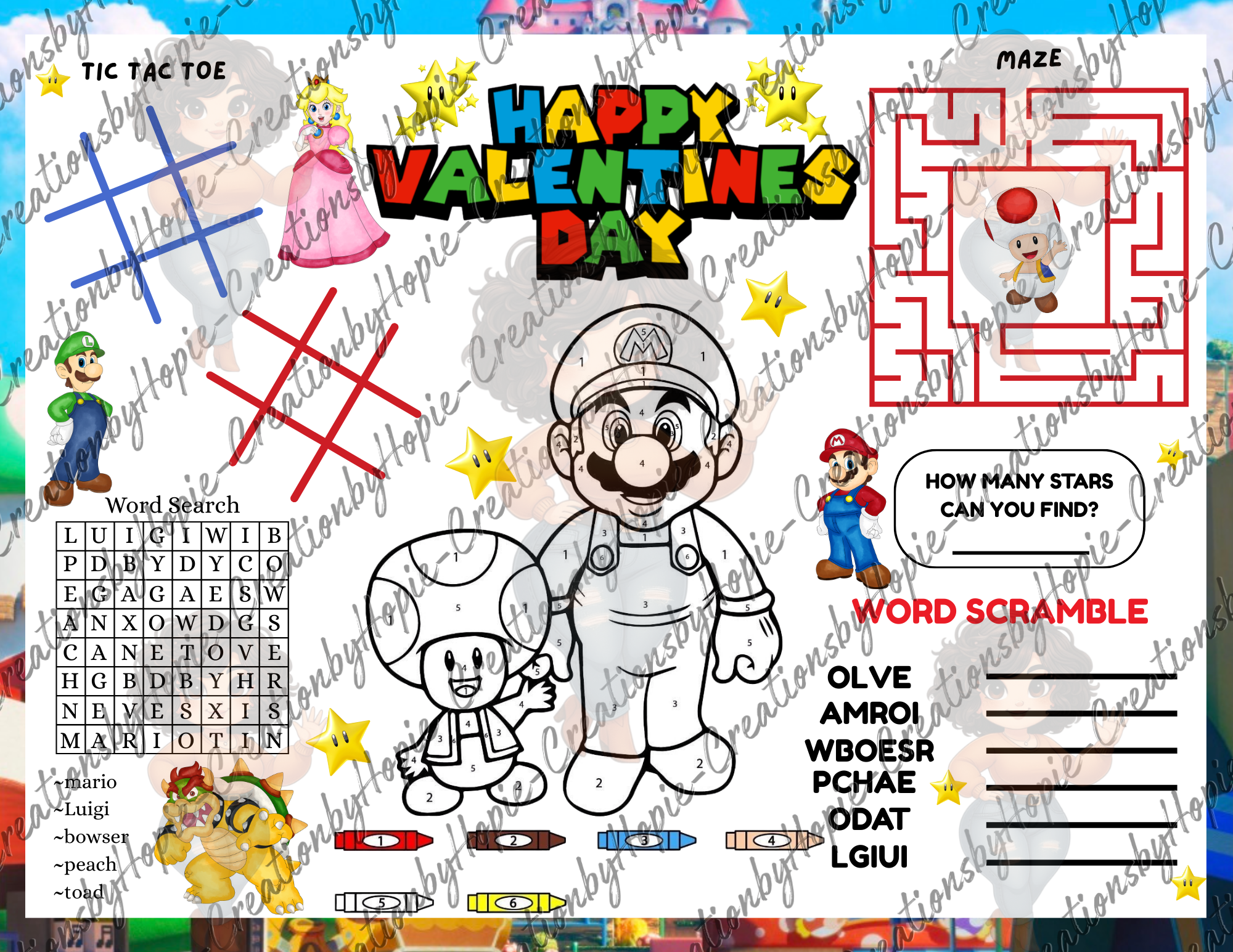 Mario Sheet