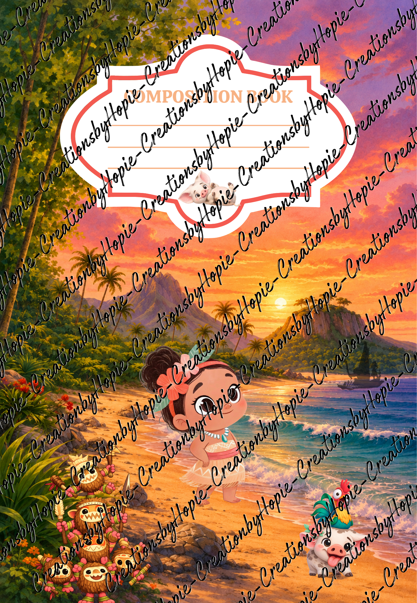 Moana #2 Notebook Cover