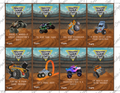 Monster Trucks Valentines Day Cards