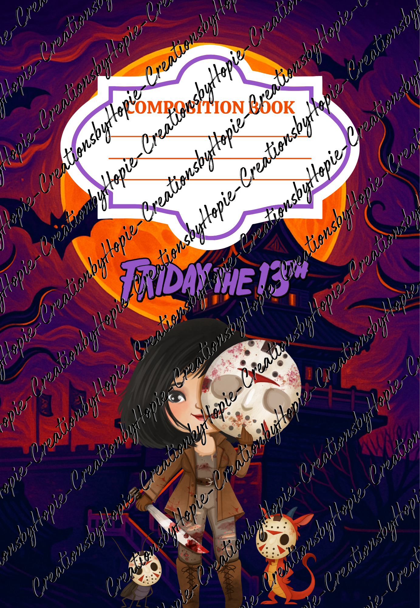 Mulan (Jason) Notebook Cover