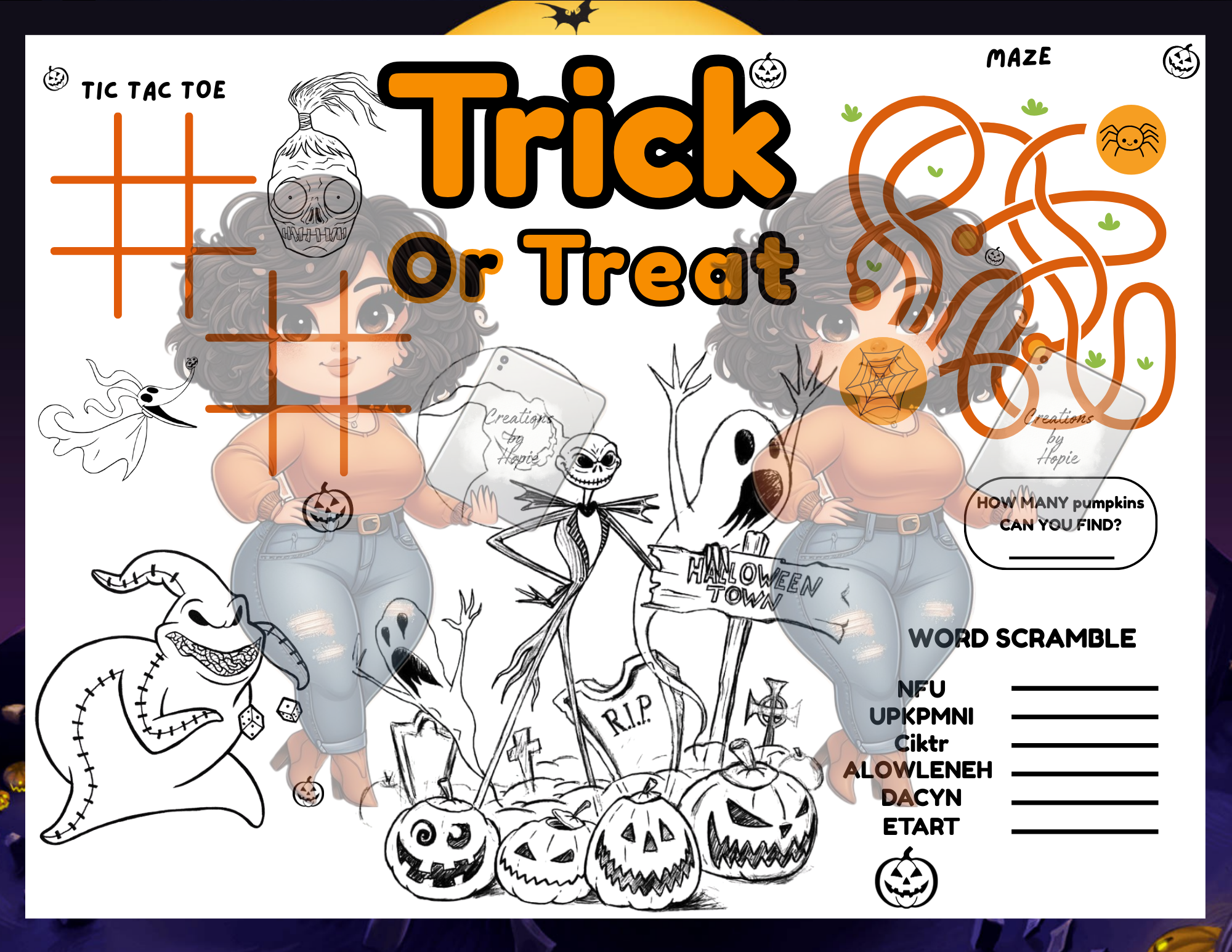 Nightmare #2 Activity Board