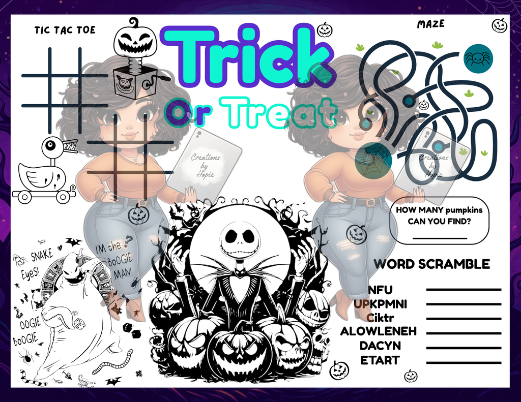 Nightmare #4 Activity Board