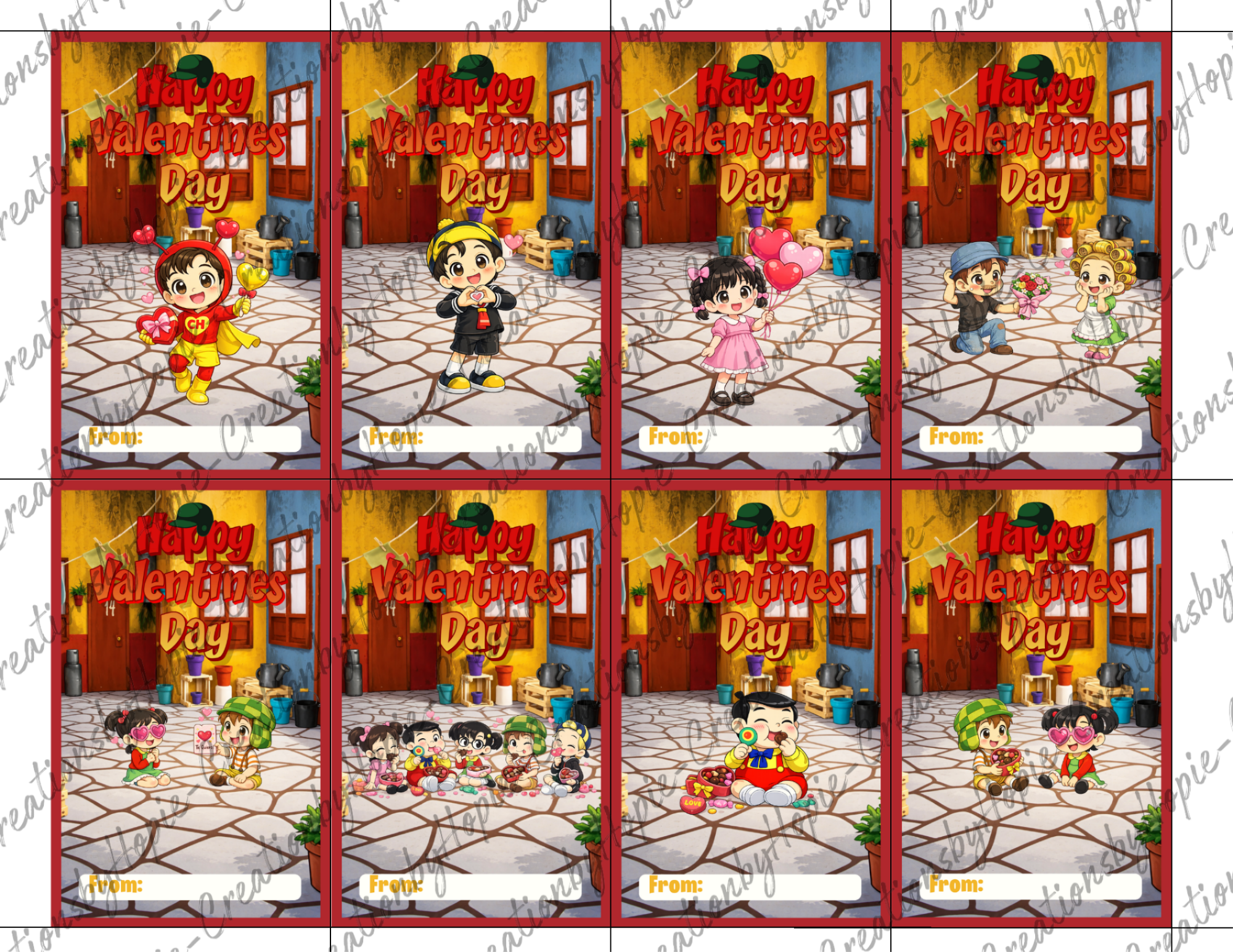 Chavo Valentines Day Cards