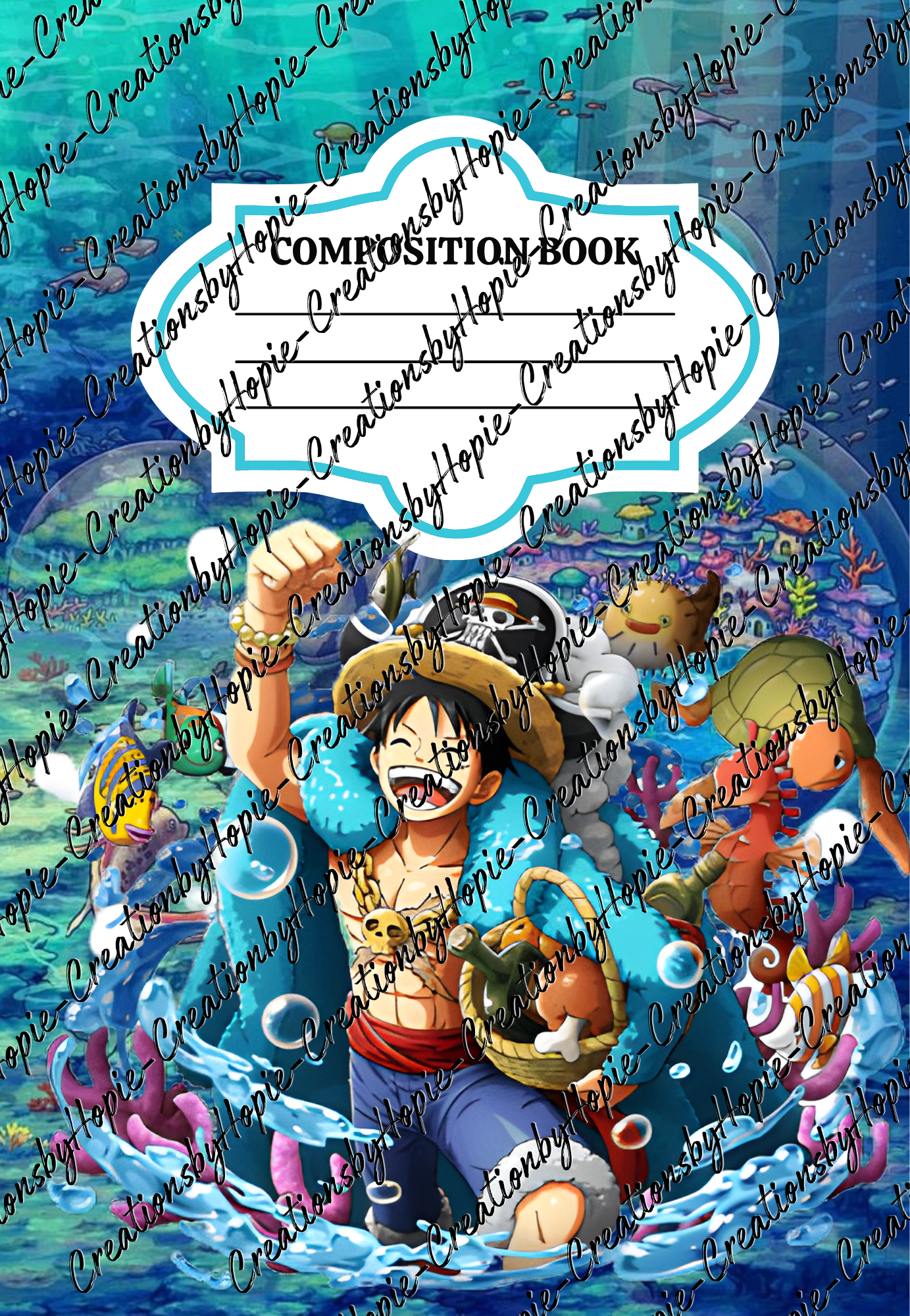 One Piece Notebook Cover