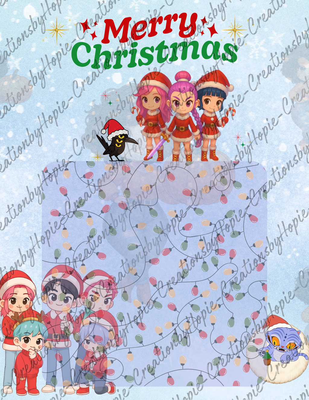 Pop #3 Activity Board (Xmas)