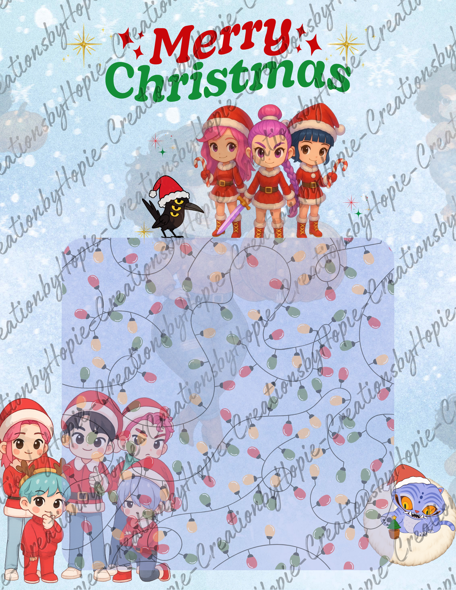 Pop #3 Activity Board (Xmas)