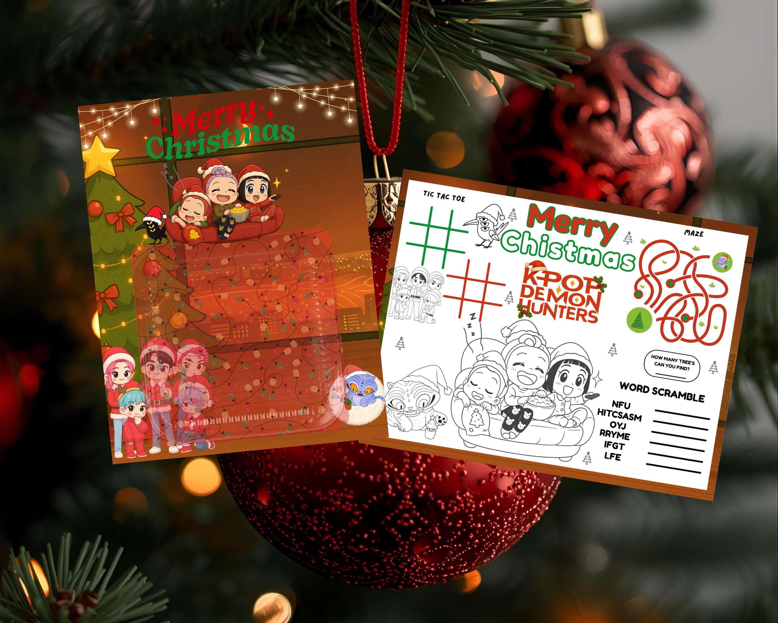 Pop #1 Activity Board (Xmas)