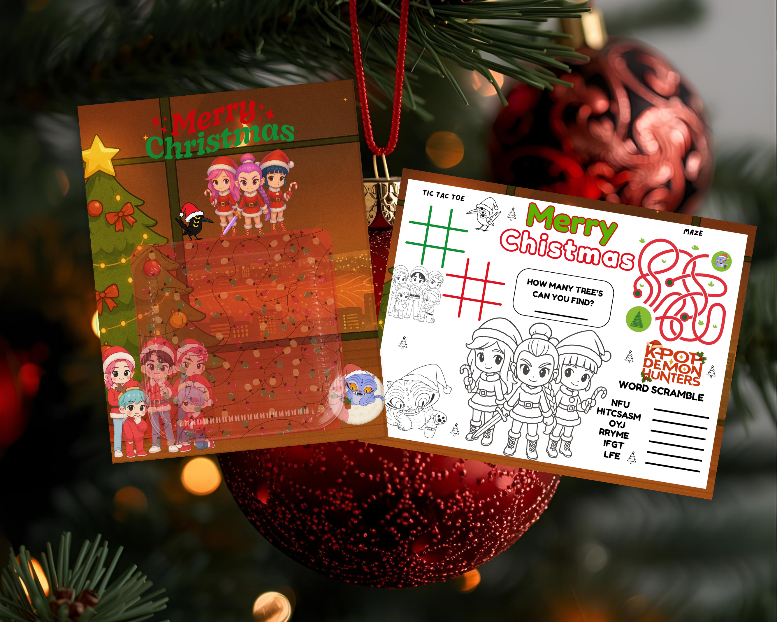 Pop #2 Activity Board (Xmas)