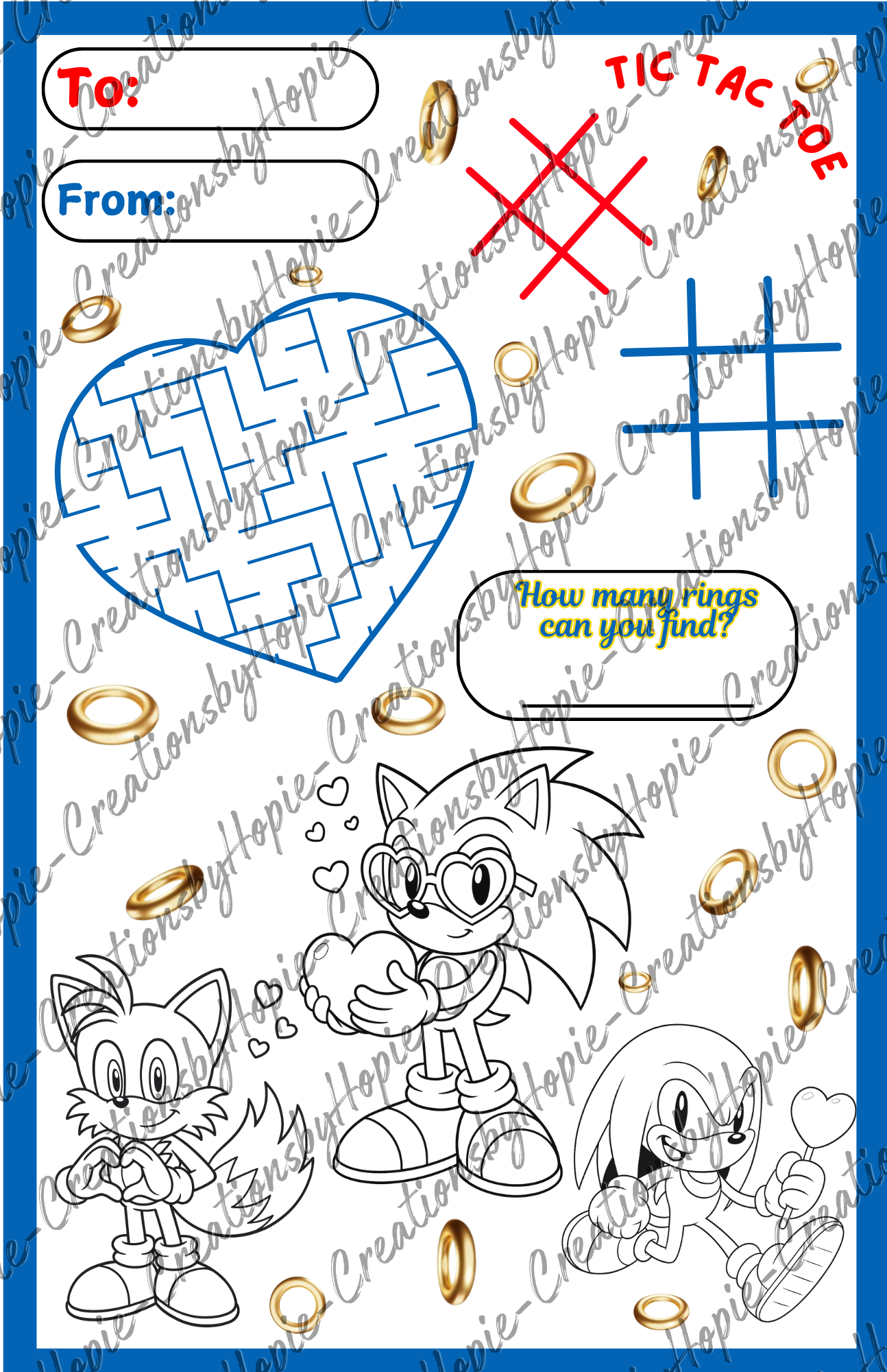 Quick Mini Activity Card