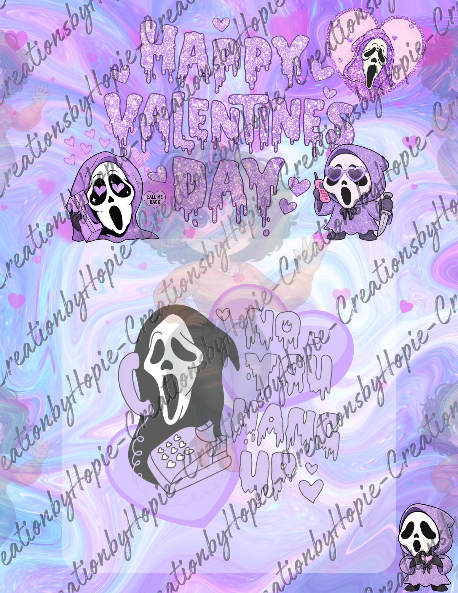 Scary Face Jumbo Card #3