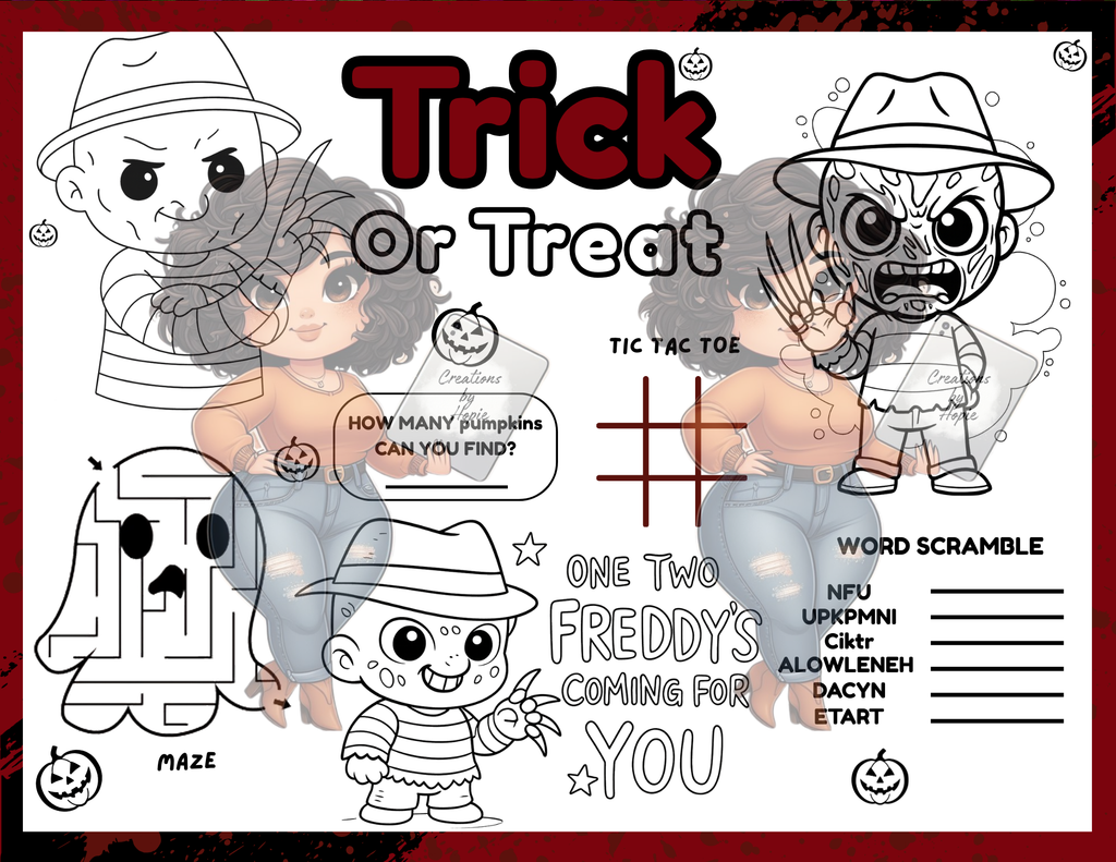 Scary #1 Activity Board