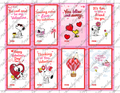 Snoopy Valentines Day Cards