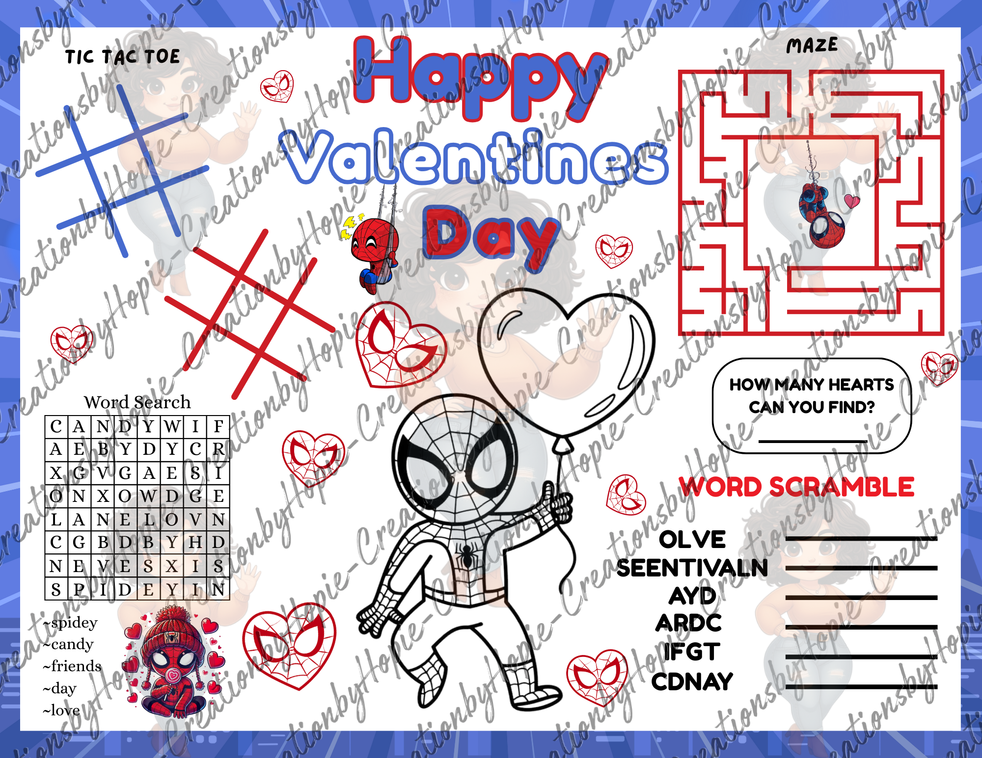 Spider Sheet