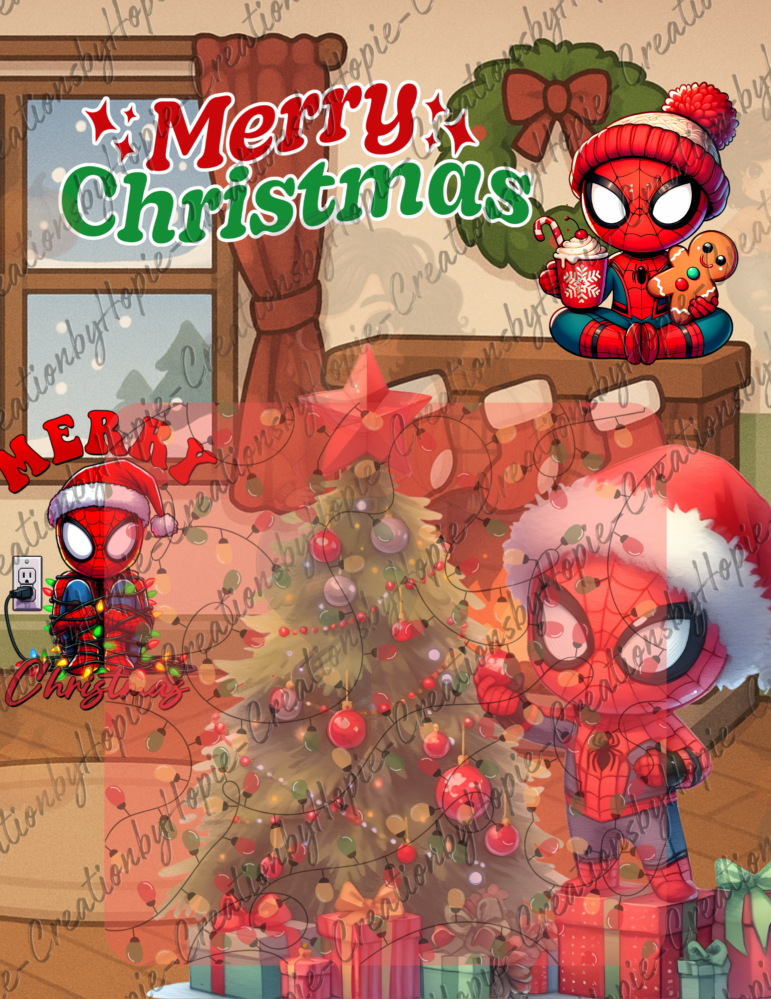 Spider #1 Activity Board (Xmas)