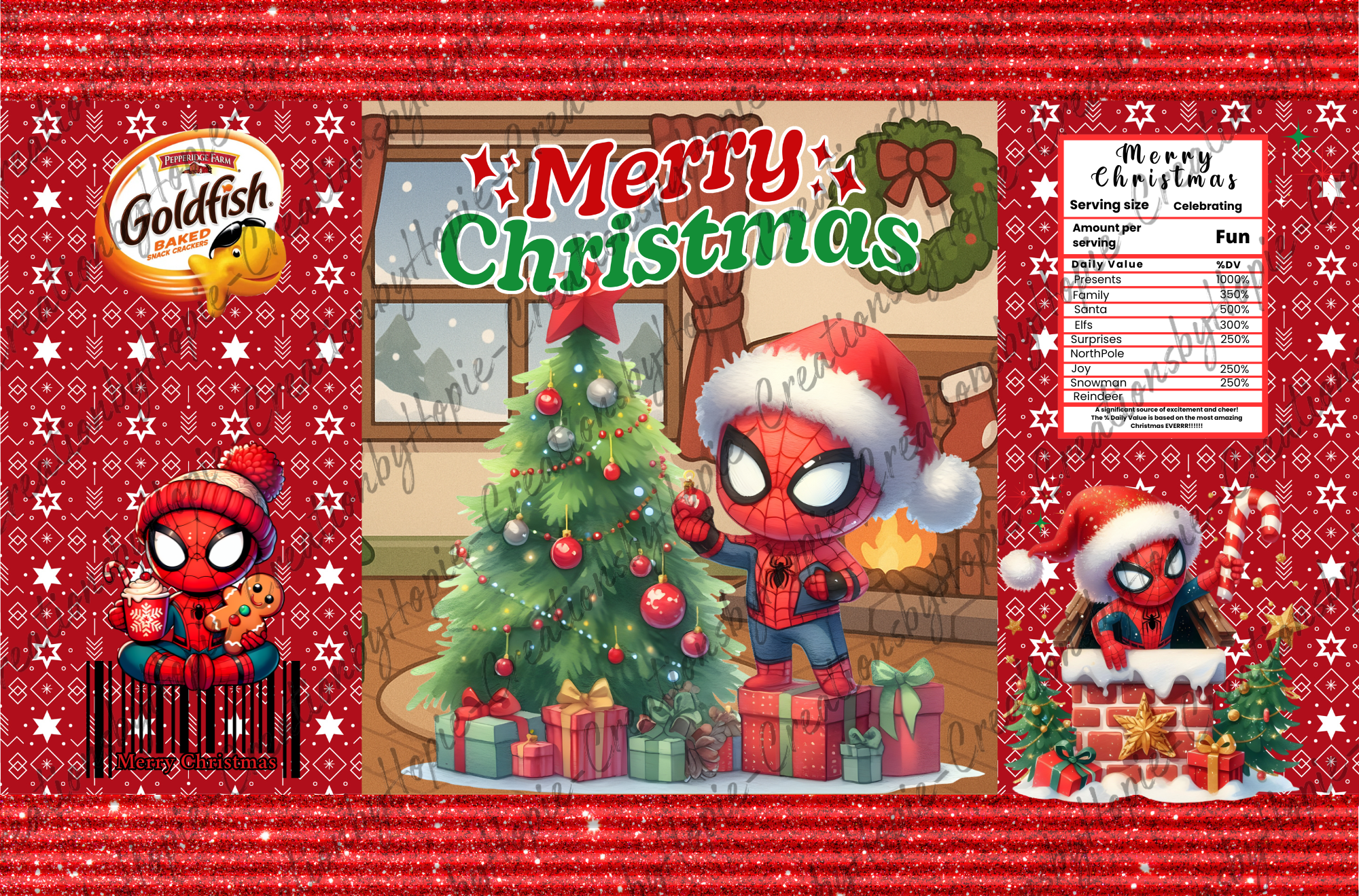 Spider #1 Crackers (Xmas)