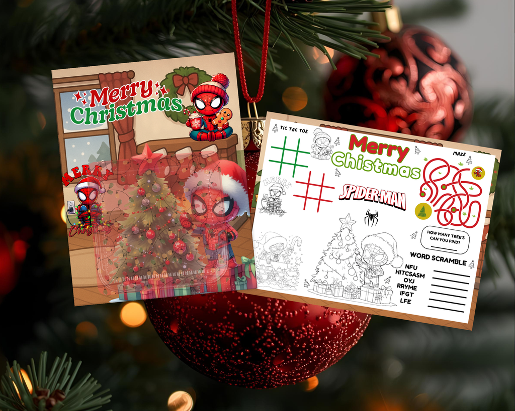 Spider #1 Activity Board (Xmas)