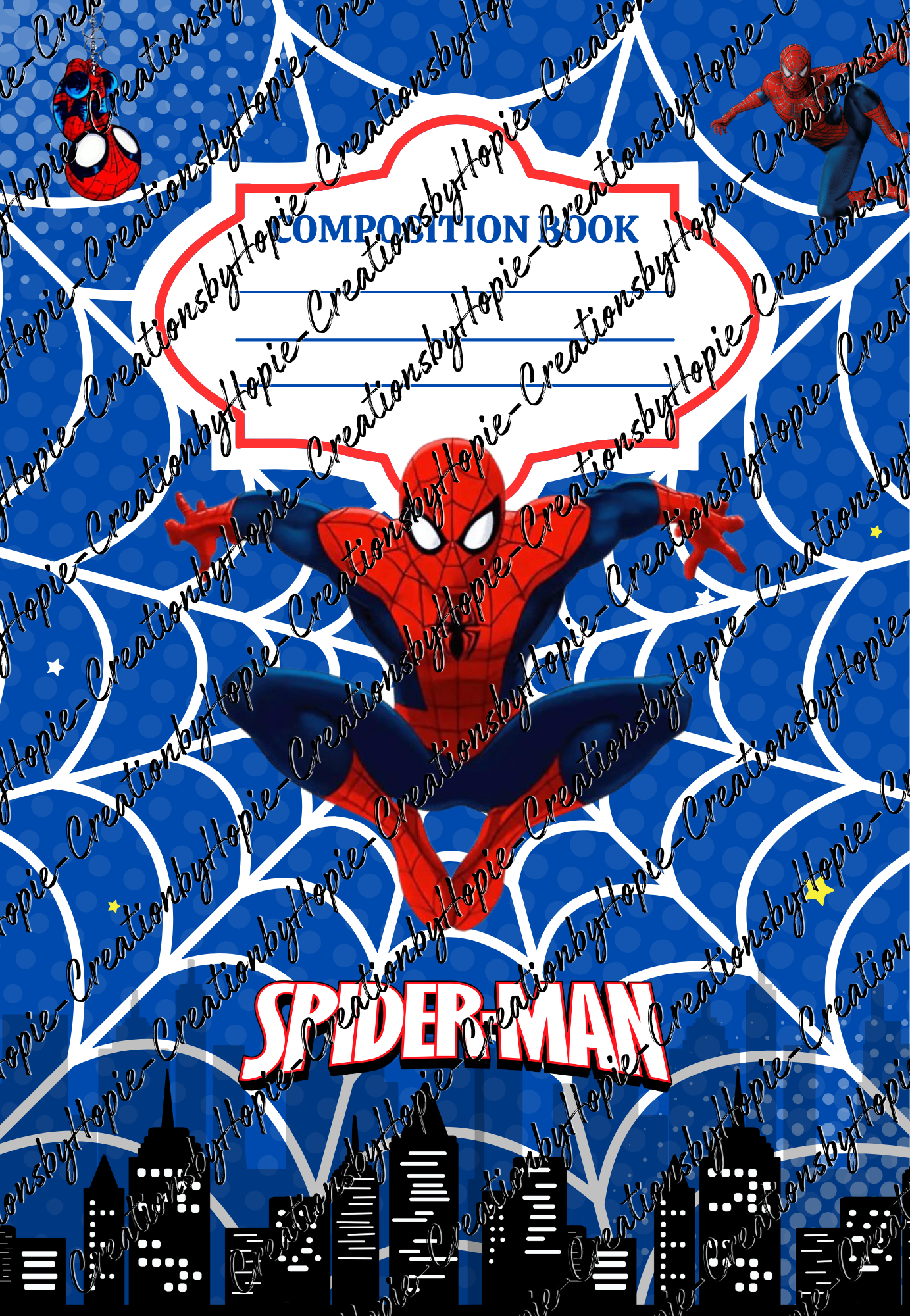 Spider Notebook Cover