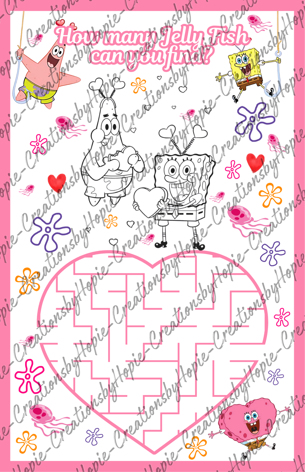 Sponge Mini Activity Card