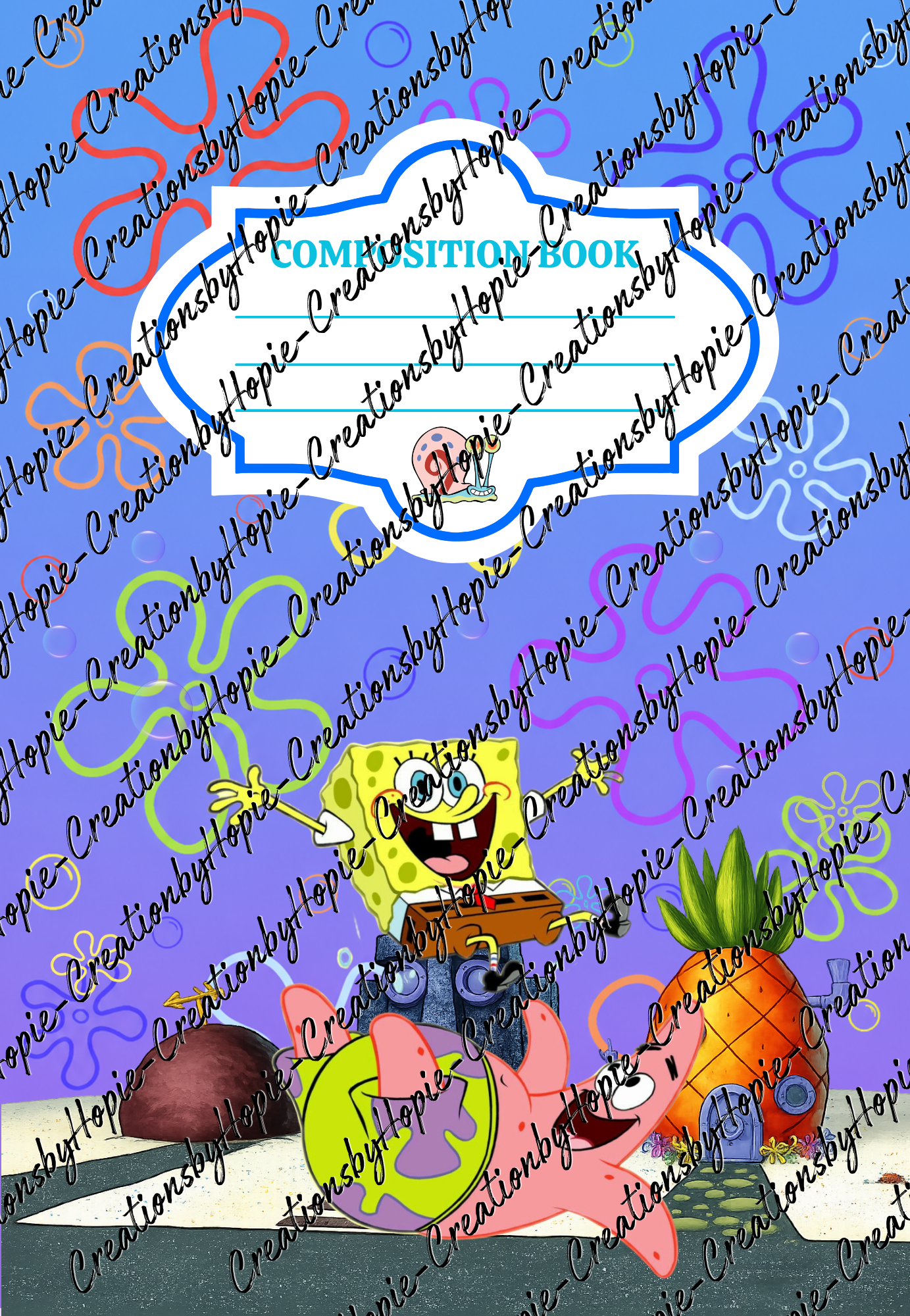 Sponge Notebook Cover