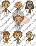 Stick Horror #2 Clip Art