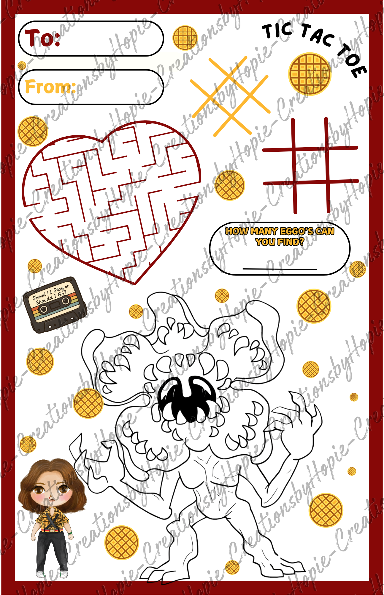 Things Mini Activity Card